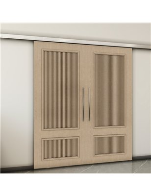 Holzschiebetür Slim-Line - Eiche  Model 3006-2