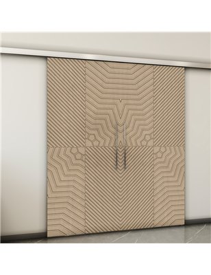 Holzschiebetür Slim-Line - Eiche  Model 3050-2