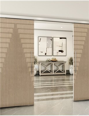 Holzschiebetür Slim-Line - Eiche  Model 3053