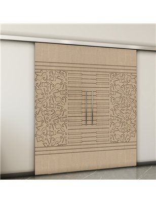 Holzschiebetür Slim-Line - Eiche  Model 3061-2