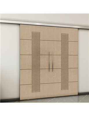 Holzschiebetür Slim-Line - Eiche  Model 3067-2