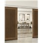 Holzschiebetür Slim-Line - Nussbaum Model 3005 Holzschiebetür Slim-Line - Nussbaum Model 3005