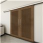 Holzschiebetür Slim-Line - Nussbaum Model 3005 Holzschiebetür Slim-Line - Nussbaum Model 3005