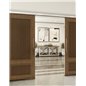Holzschiebetür Slim-Line - Nussbaum Model 3006 Holzschiebetür Slim-Line - Nussbaum Model 3006
