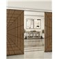 Holzschiebetür Slim-Line - Nussbaum Model 3034 Holzschiebetür Slim-Line - Nussbaum Model 3034