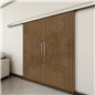 Holzschiebetür Slim-Line - Nussbaum Model 3086 Holzschiebetür Slim-Line - Nussbaum Model 3086