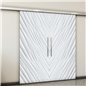 Holzschiebetür Slim-Line - Weiss 3D Model 3018 Holzschiebetür Slim-Line - Weiss 3D Model 3018