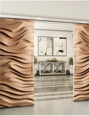 Holzschiebetür Slim-Line - Holzkunst  Model 3024