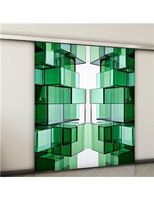 Holzschiebetür Slim-Line - Geometrie  Model 3003-2