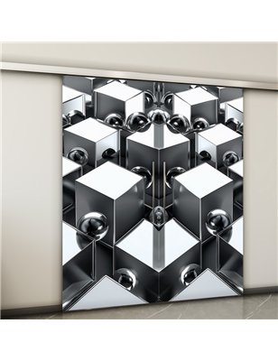 Holzschiebetür Slim-Line - Geometrie  Model 3015-2