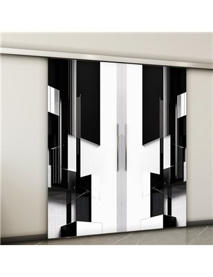 Holzschiebetür Slim-Line - Geometrie  Model 3028-2