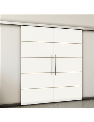 Holzschiebetür Slim-Line - Design-Linien  Model 3002-2