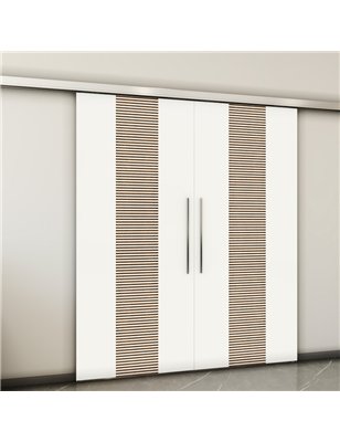 Holzschiebetür Slim-Line - Design-Linien  Model 3027-2
