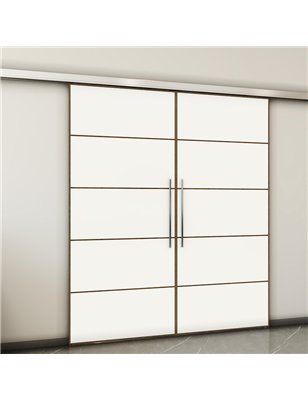 Holzschiebetür Slim-Line - Design-Linien  Model 3039-2