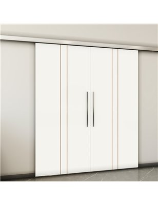 Holzschiebetür Slim-Line - Design-Linien  Model 3046-2