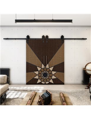 Holzschiebetür Barn-Line - Holz-Mix  Model 4068-2