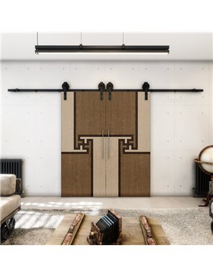 Holzschiebetür Barn-Line - Holz-Mix  Model 4071-2