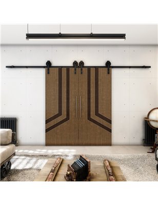 Holzschiebetür Barn-Line - Holz-Mix  Model 4073-2