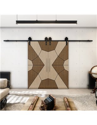 Holzschiebetür Barn-Line - Holz-Mix  Model 4075-2