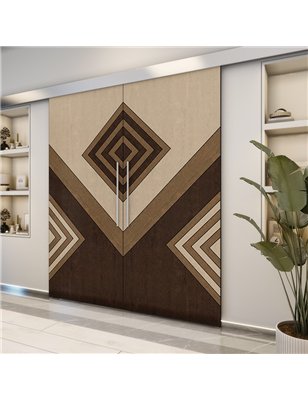Holzschiebetür Eco-Line - Holz-Mix  Model 4010-2