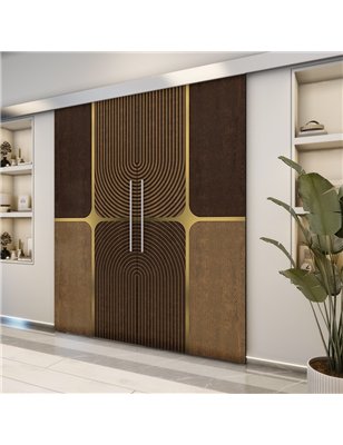 Holzschiebetür Eco-Line - Holz-Mix  Model 4017-2