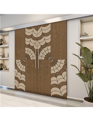 Holzschiebetür Eco-Line - Holz-Mix  Model 4076-2