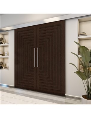 Holzschiebetür Eco-Line - Wenge  Model 4001-2