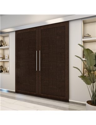 Holzschiebetür Eco-Line - Wenge  Model 4015-2