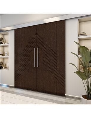 Holzschiebetür Eco-Line - Wenge  Model 4019-2