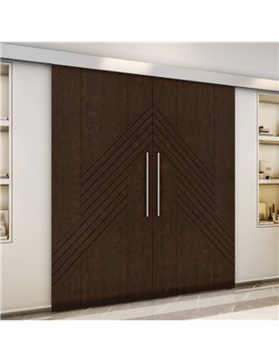 Holzschiebetür Eco-Line - Wenge  Model 4019-3