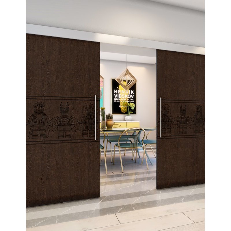 Holzschiebetür Eco-Line - Wenge Model 4063 Holzschiebetür Eco-Line - Wenge Model 4063