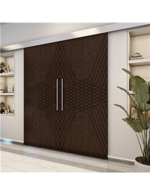 Holzschiebetür Eco-Line - Wenge  Model 4084-2