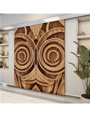 Holzschiebetür Eco-Line - Holzkunst  Model 4004-2