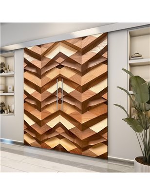 Holzschiebetür Eco-Line - Holzkunst  Model 4010-2