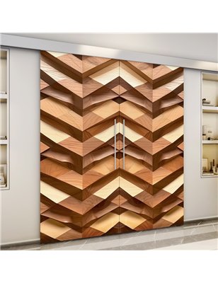 Holzschiebetür Eco-Line - Holzkunst  Model 4010-3