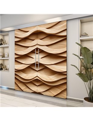 Holzschiebetür Eco-Line - Holzkunst  Model 4014-2