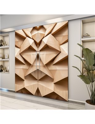 Holzschiebetür Eco-Line - Holzkunst  Model 4015-2