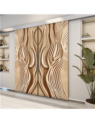 Holzschiebetür Eco-Line - Holzkunst  Model 4018-2