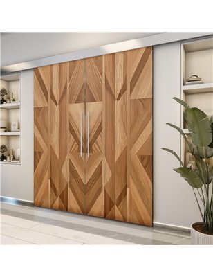 Holzschiebetür Eco-Line - Holzkunst  Model 4045-2