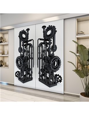 Holzschiebetür Eco-Line - Industrie  Model 4032-2
