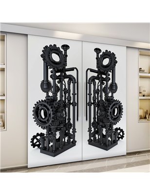 Holzschiebetür Eco-Line - Industrie  Model 4032-3