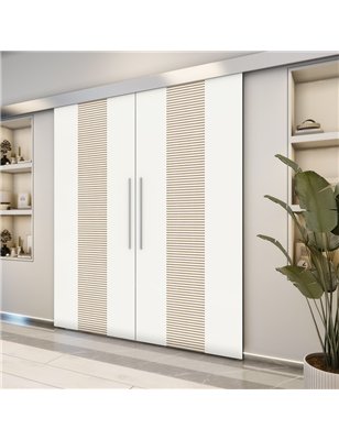 Holzschiebetür Eco-Line - Design-Linien  Model 4026-2