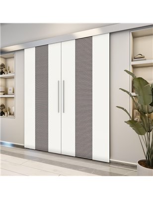 Holzschiebetür Eco-Line - Design-Linien  Model 4028-2