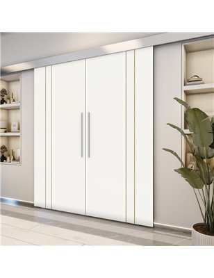 Holzschiebetür Eco-Line - Design-Linien  Model 4054-2