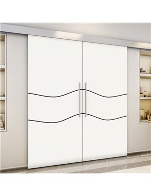 Holzschiebetür Eco-Line - Design-Linien  Model 4060-3