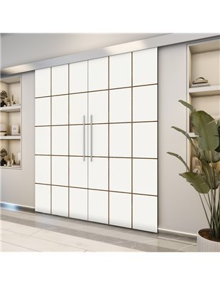 Holzschiebetür Eco-Line - Design-Linien  Model 4079-2