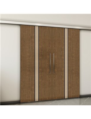 Holzschiebetür Slim-Line - Holz-Mix  Model 4030-2