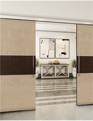 Holzschiebetür Slim-Line - Holz-Mix  Model 4032