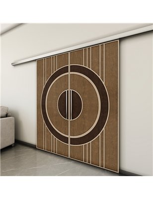 Holzschiebetür Slim-Line - Holz-Mix  Model 4035-3