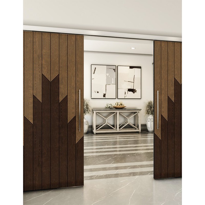 Holzschiebetür Slim-Line - Holz-Mix  Model 4039